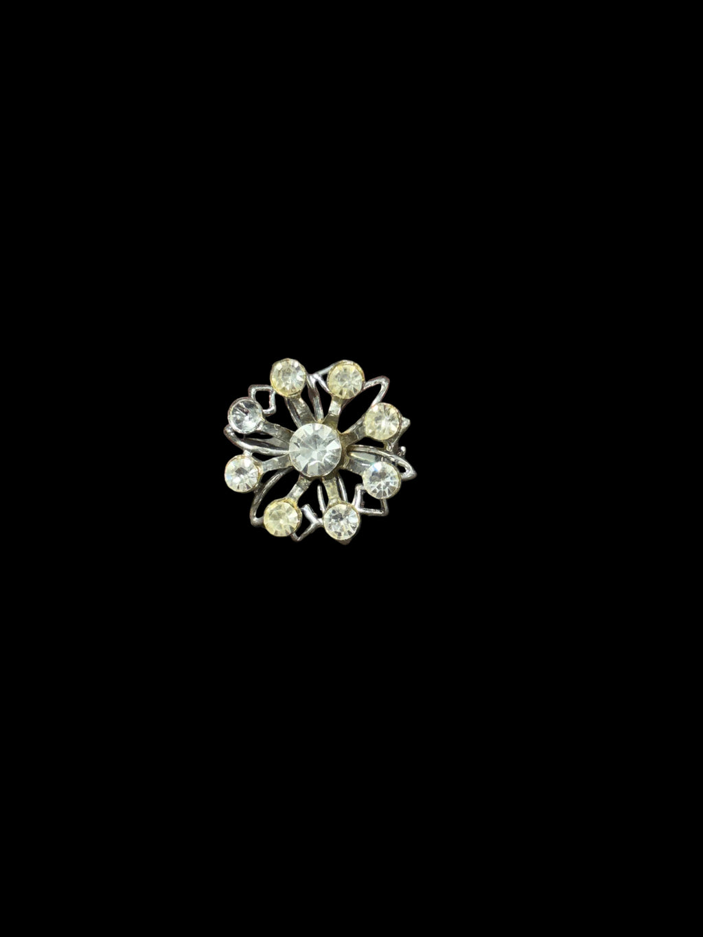 Vintage bling brooch
