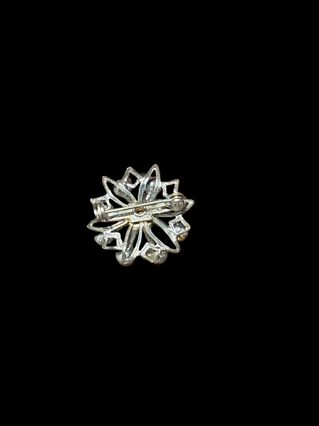 Vintage bling brooch