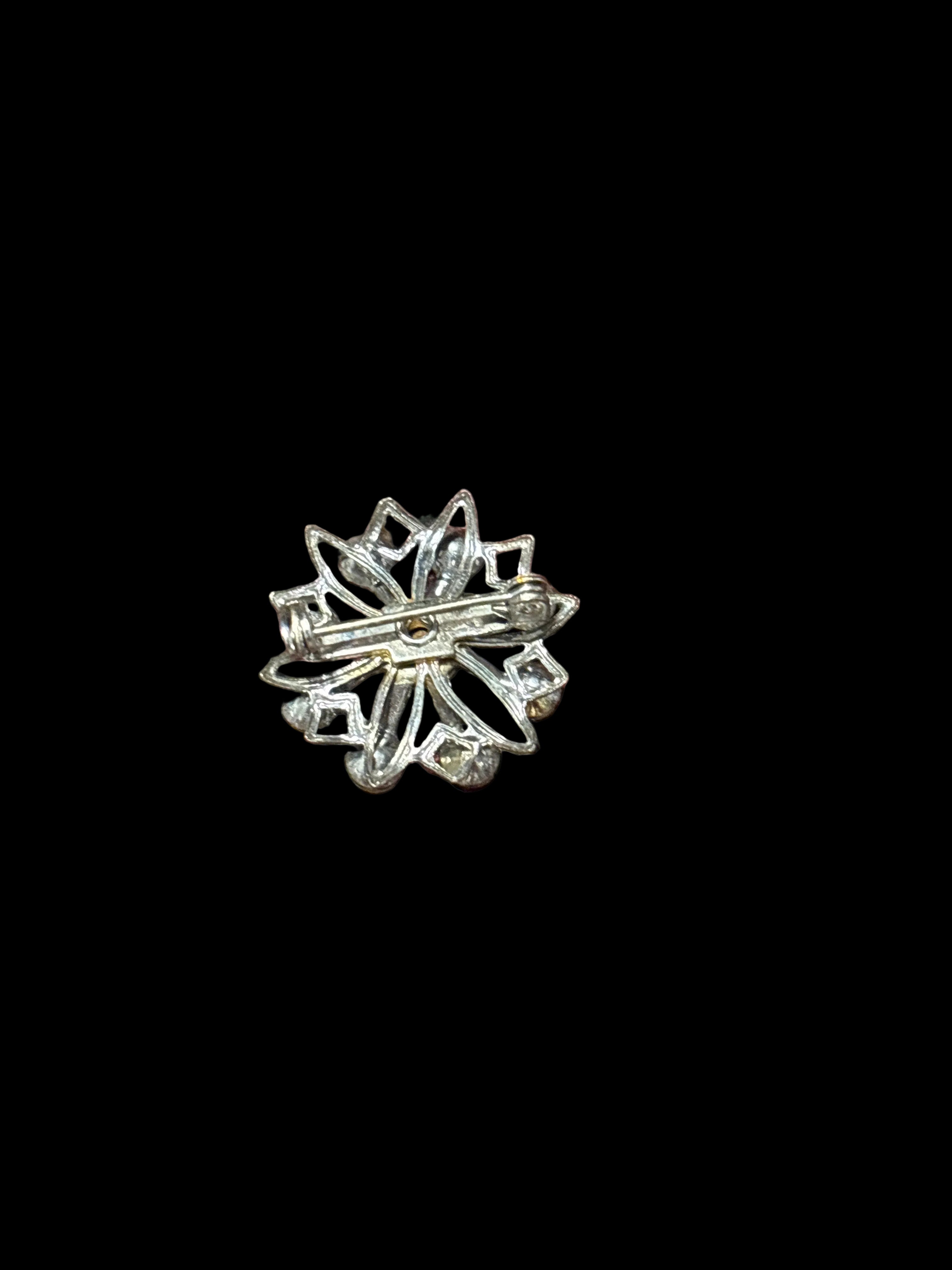 Vintage bling brooch