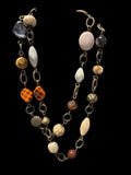 Long stone necklace