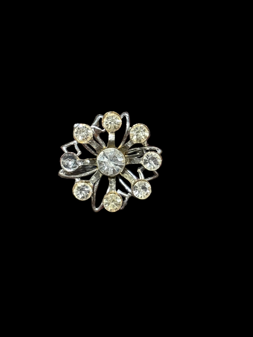 Vintage bling brooch